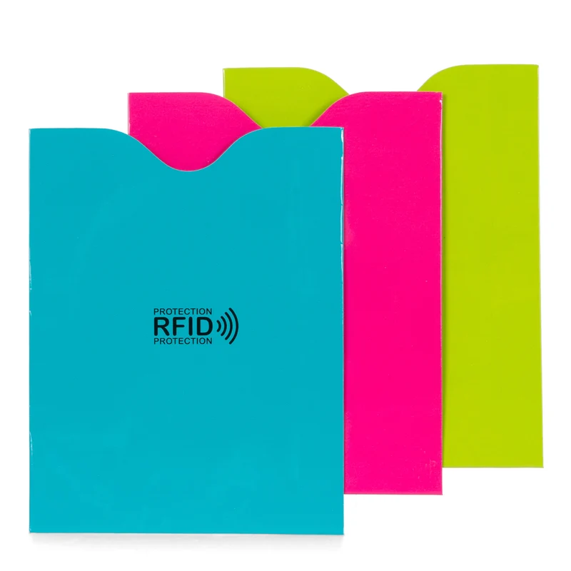 Set of 3 RFID Passport Sleeves