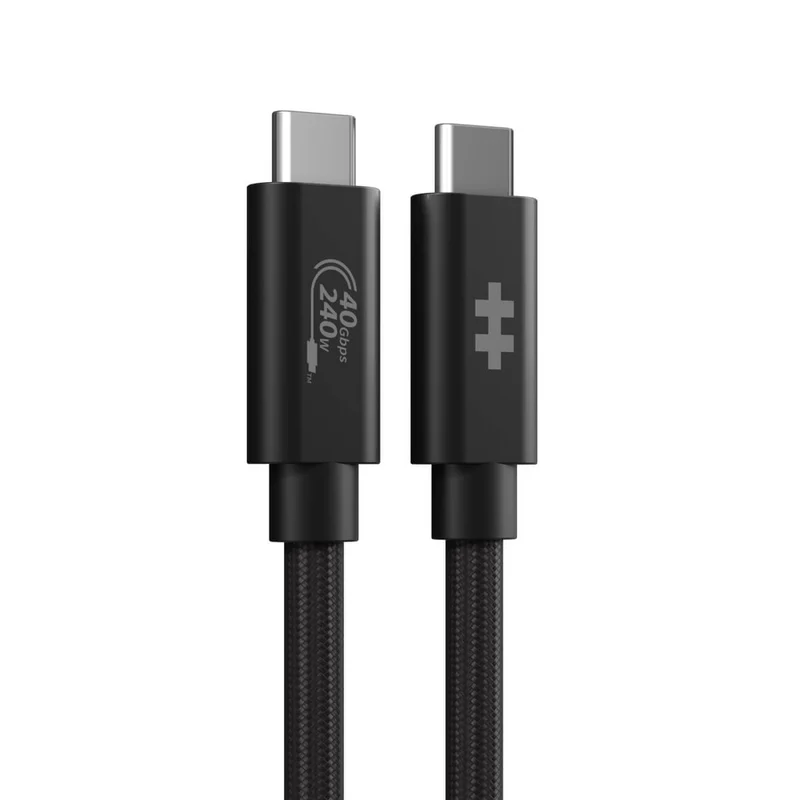 Câble de performance HyperDrive Next USB4 Type-C (1,2 m) - Noir