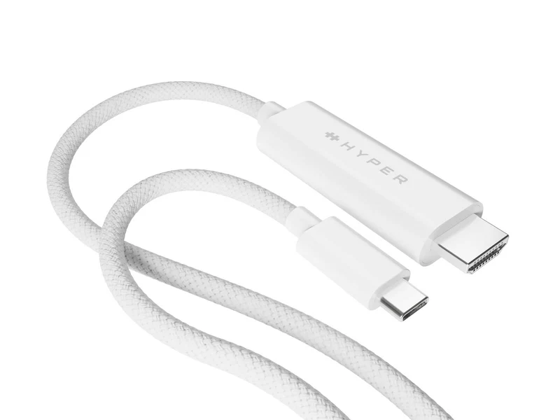 Câble HyperDrive USB-C vers HDMI 4K60Hz - Blanc
