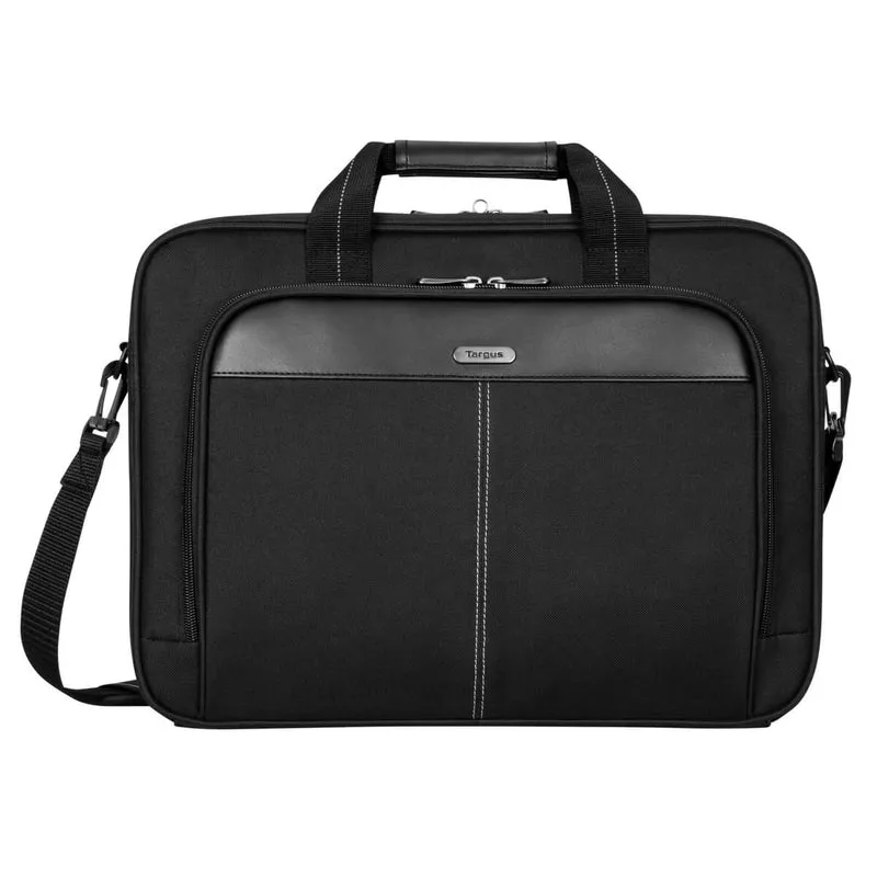 15.6" Classic Slim Briefcase - Noir