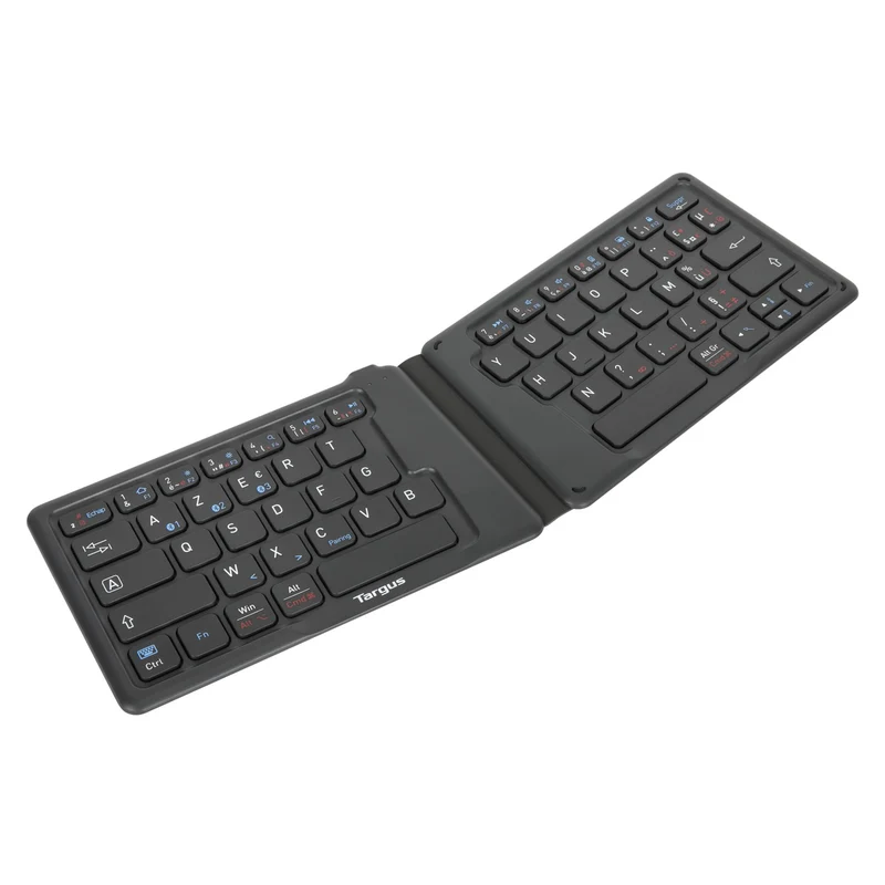 Clavier ergonomique antimicrobien pliable (français)