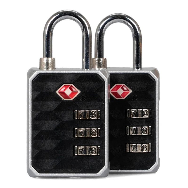 Set of 2 3-dial TSA Combination Locks