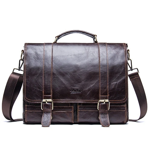 Sacoche Ordinateur Cuir Retro