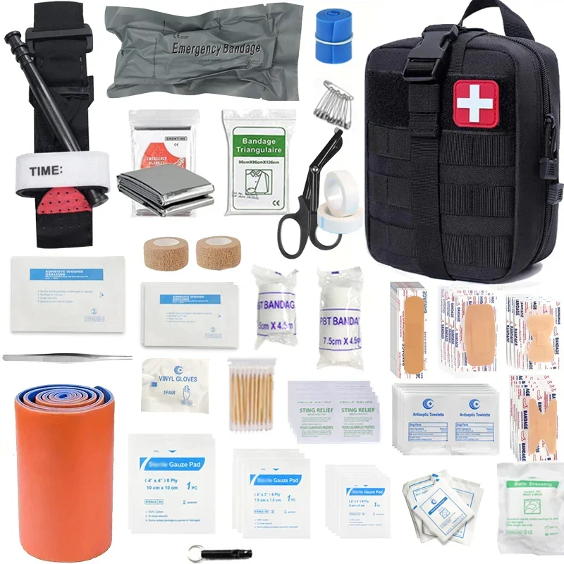 Kit de secours tactique VonGuard Outdoor Emergency noir