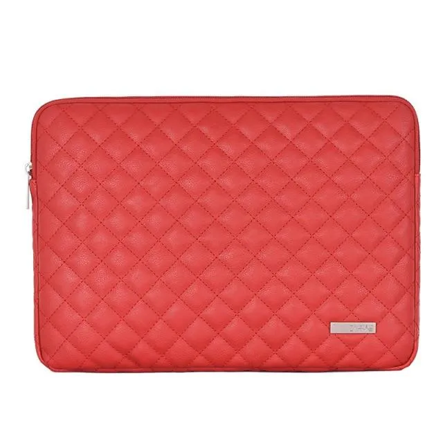 Housse Ordinateur 15 Pouces Quilt en Cuir