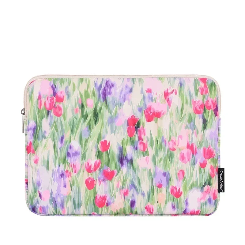 Housse Pour Ordinateur Fleur - Tulipe