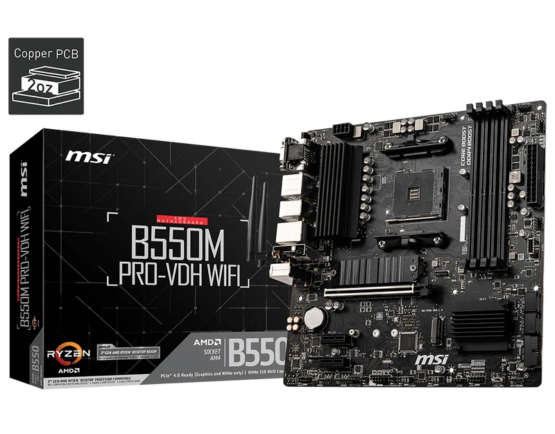 MSI B550M PRO VDH WIFI