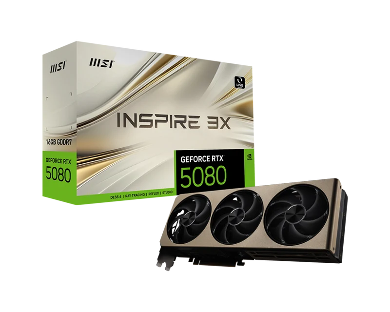 MSI GeForce RTX 5080 16G INSPIRE 3X