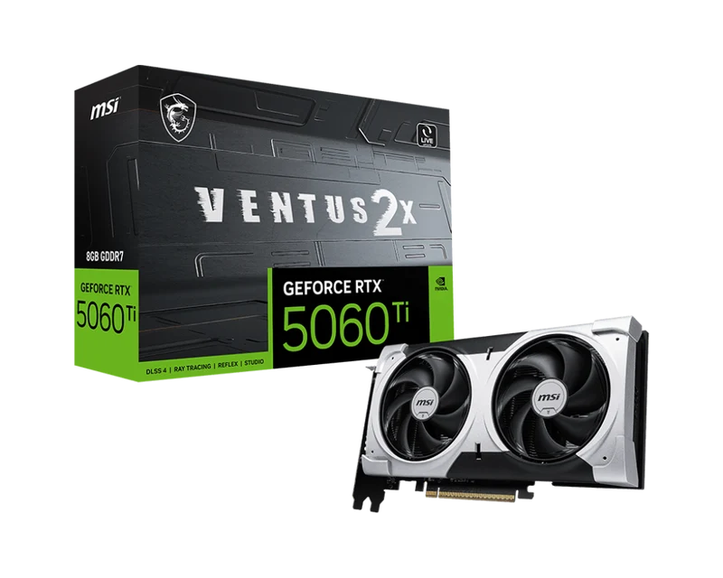 MSI GeForce RTX 5060 Ti 8G VENTUS 2X PLUS