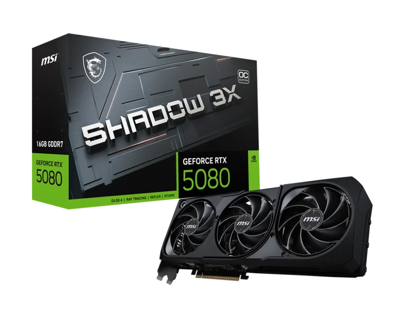 MSI GeForce RTX 5080 16G SHADOW 3X OC