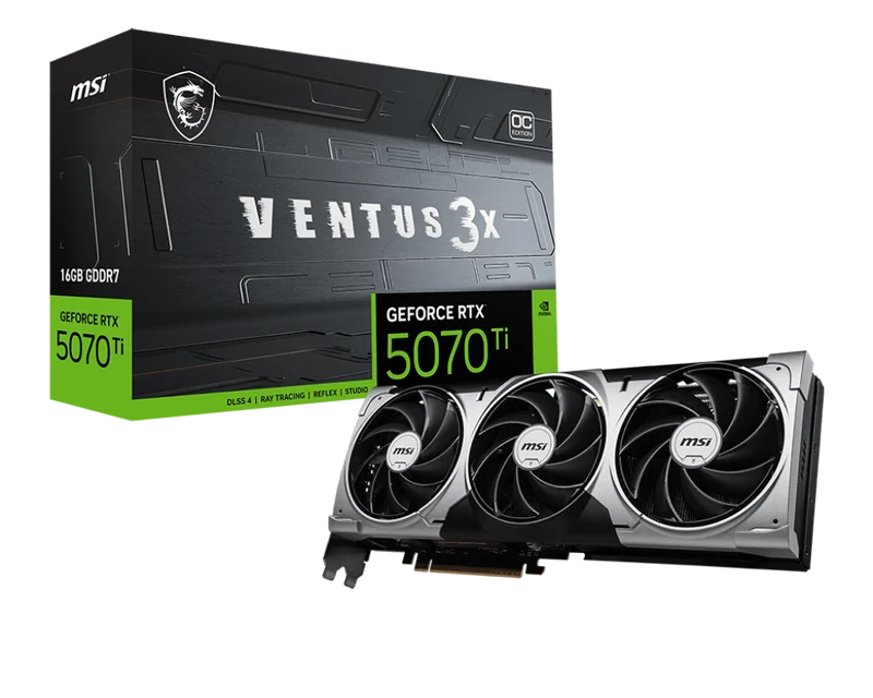 MSI GeForce RTX 5070 Ti 16G VENTUS 3X OC