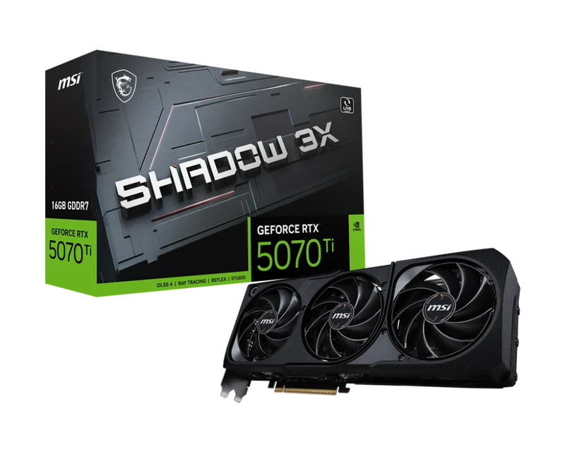 MSI GeForce RTX 5070 Ti 16G SHADOW 3X
