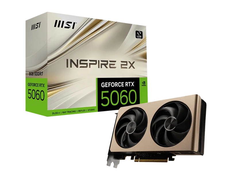 MSI GeForce RTX 5060 8G INSPIRE 2X