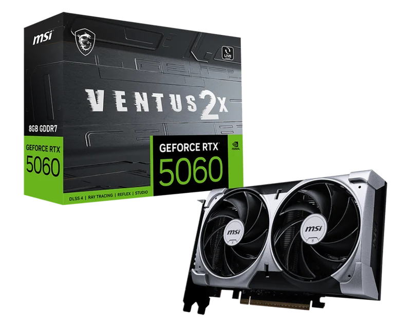 MSI GeForce RTX 5060 8G VENTUS 2X