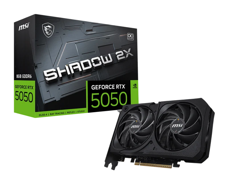 MSI GeForce RTX 5050 8G SHADOW 2X OC