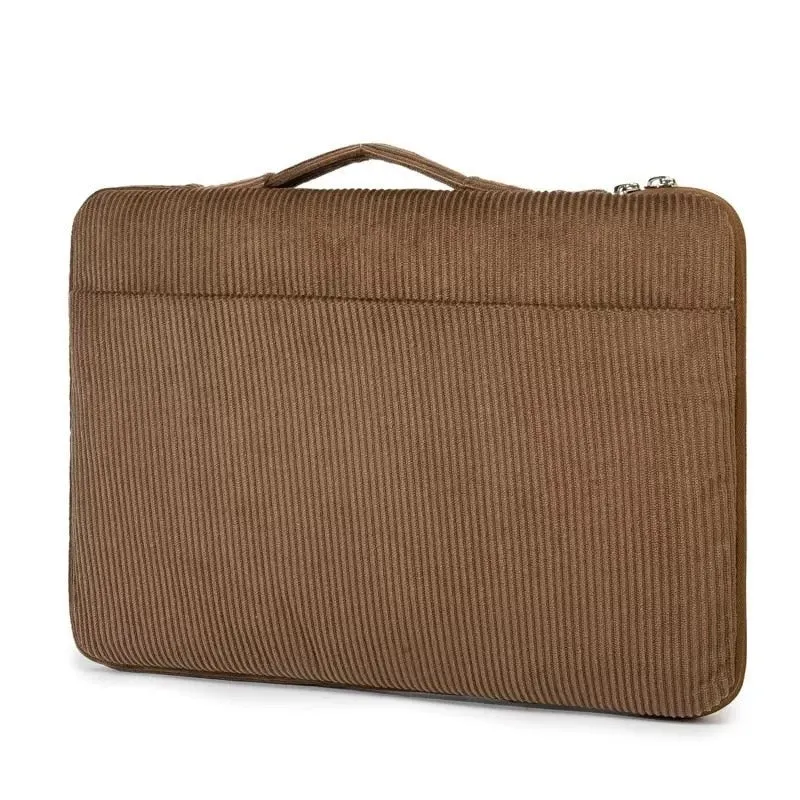 Housses Ordinateur Portable - Velours Marron