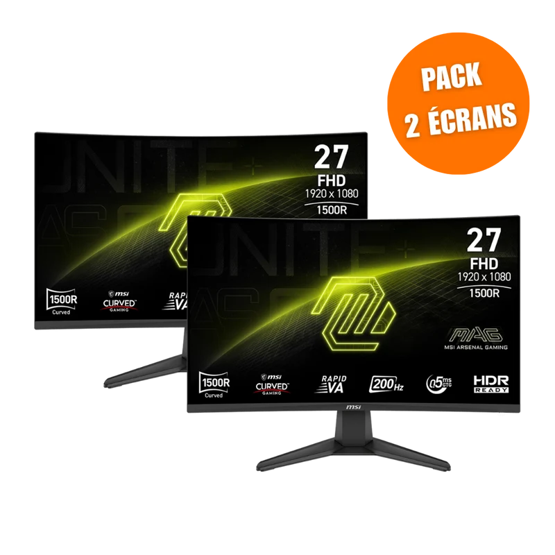 MSI MAG 27CQ6F - Pack de 2