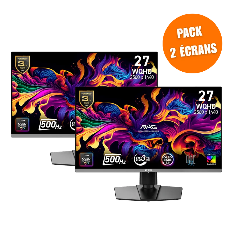 MSI MAG 272QP QD-OLED X50 - Pack de 2