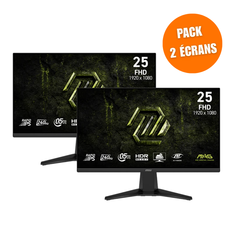 MSI MAG 255F X24 - Pack de 2