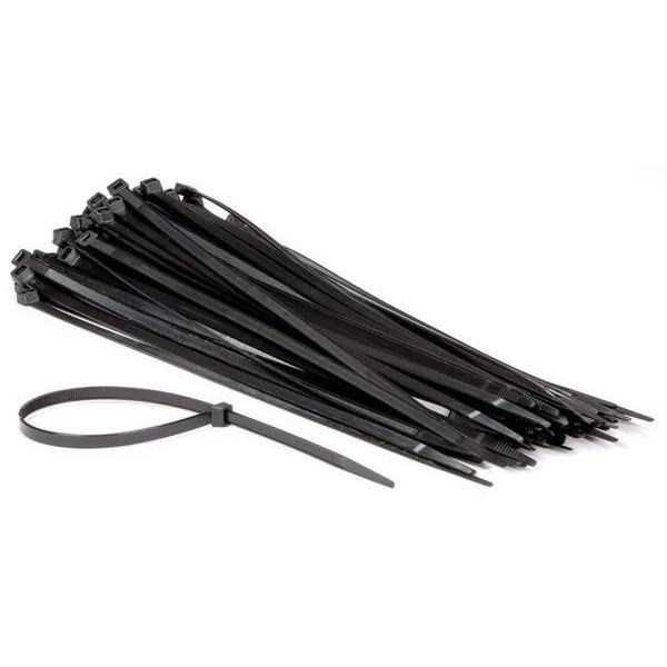 Colliers de serrage noir (100pc)