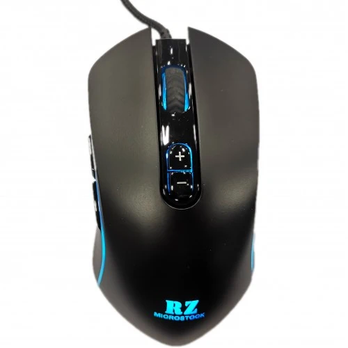 Souris de jeu filaire USB optique Noir PX-G9 à 7 boutons Wired Gaming Black Mouse