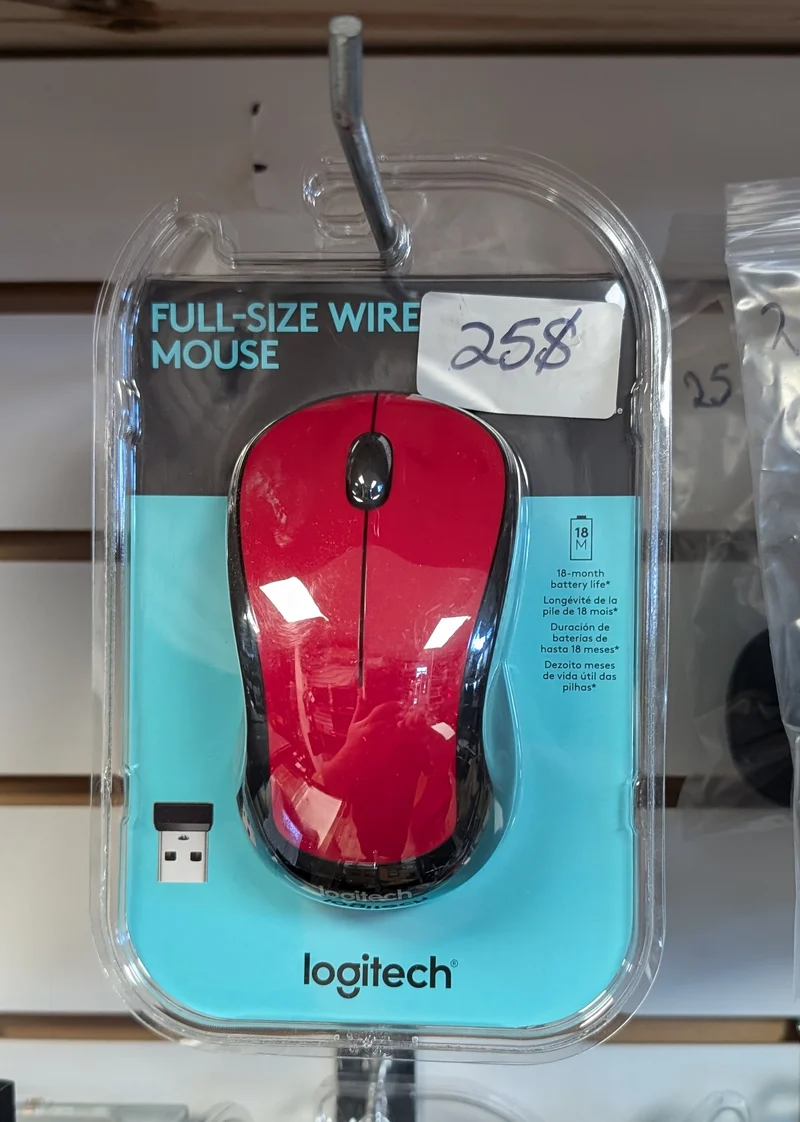 Souris optique sans fil Logitech Pleine Grandeur - Full Size