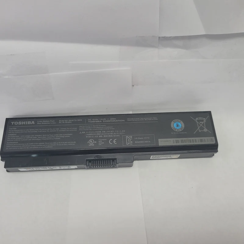 Toshiba Model: PA3817U-1BRS 10.8V 48Wh Battery