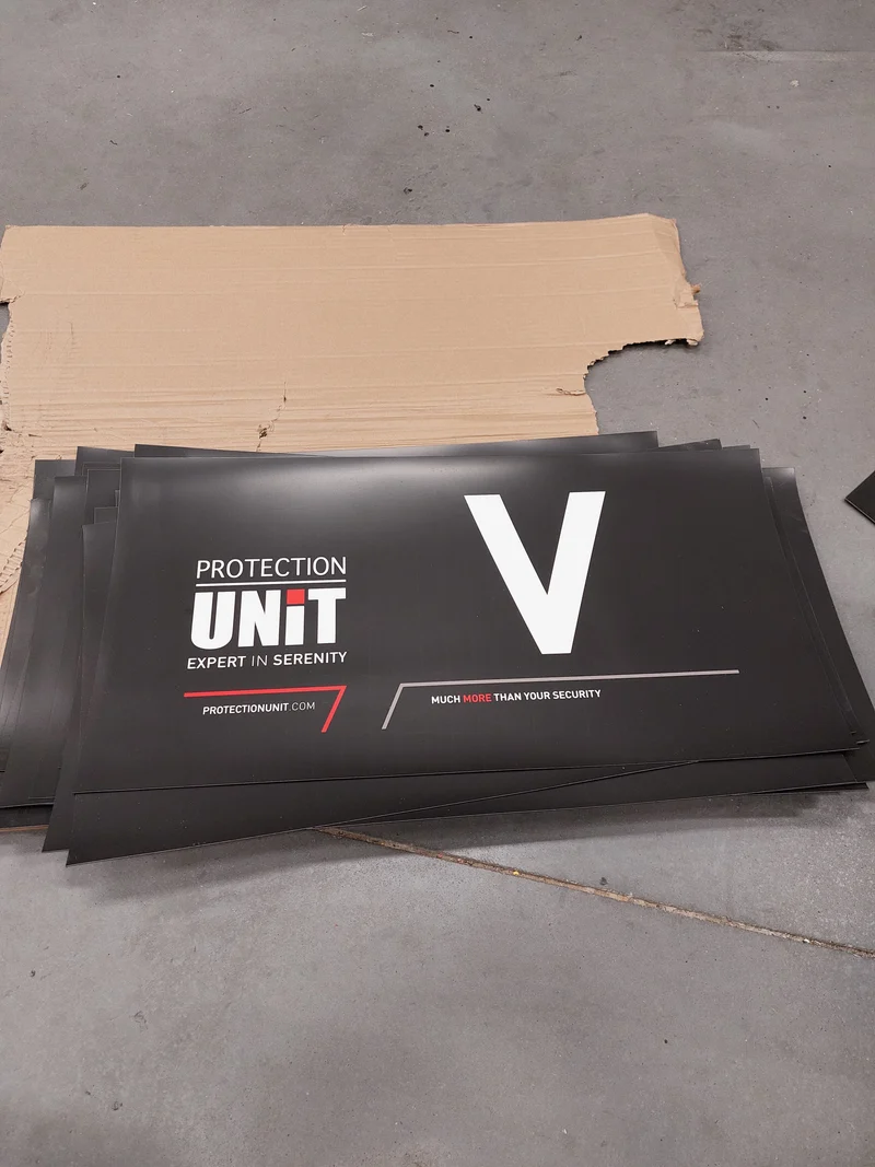Panneau lettre "V"