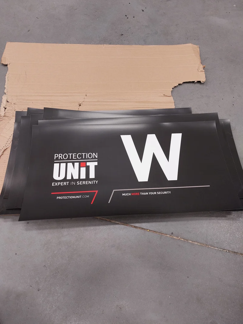 Panneau lettre "W"