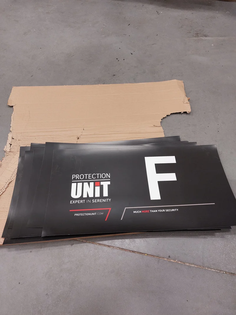 Panneau lettre "F"
