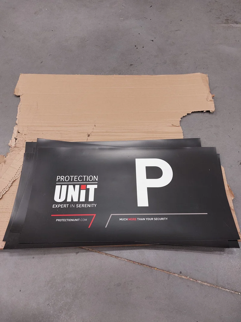 Panneau lettre "P"