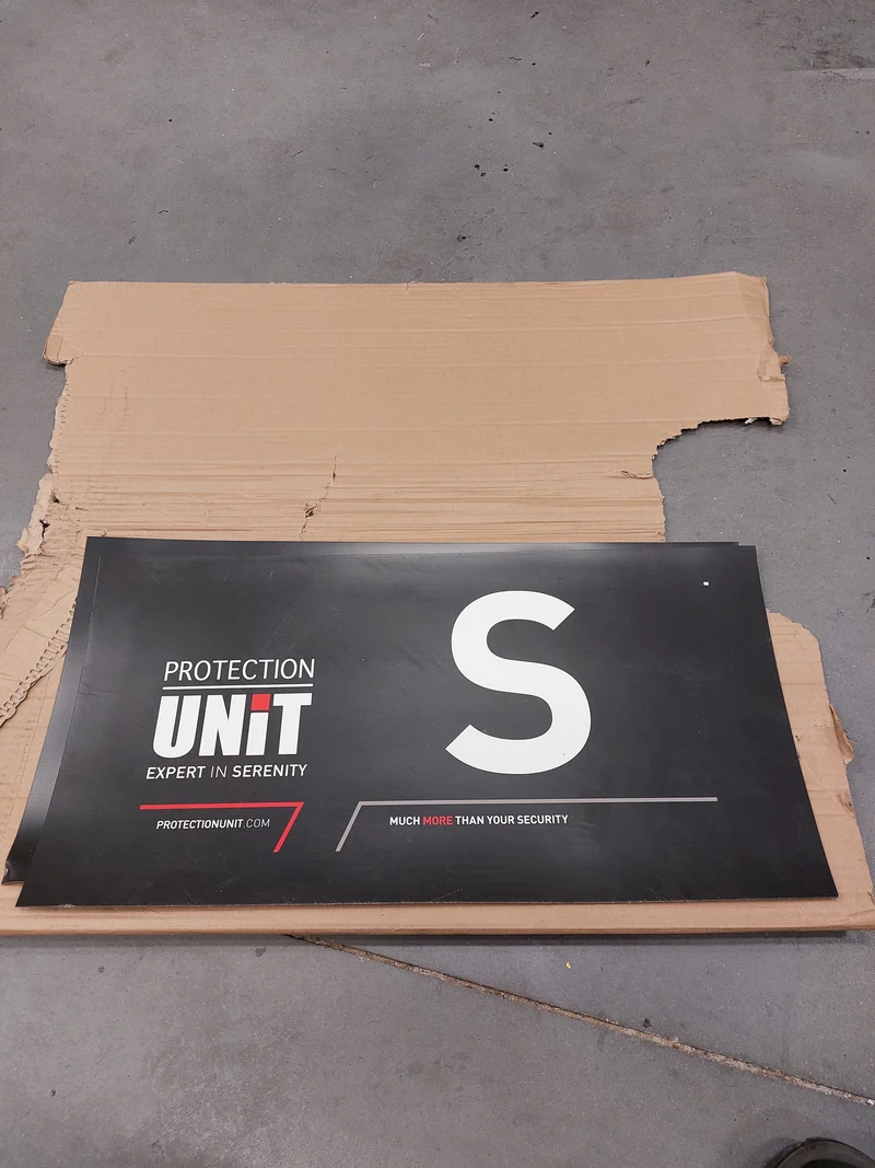 Panneau lettre "S"