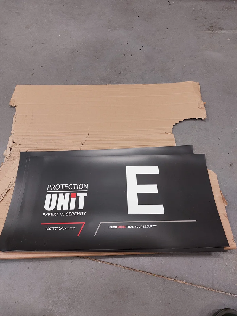 Panneau lettre "E"