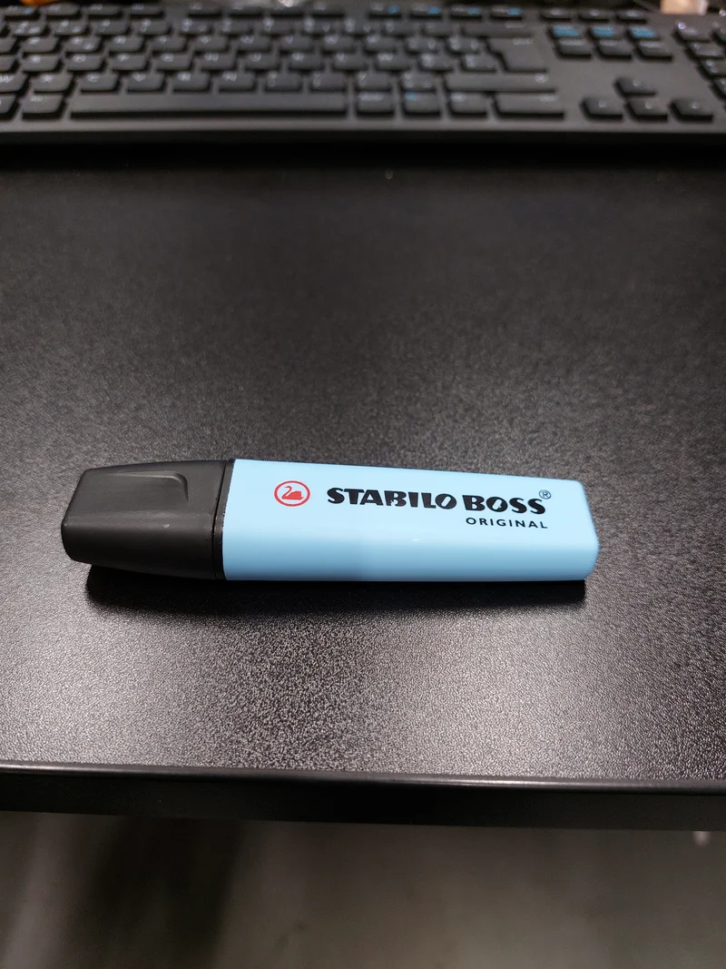 Stabilo Fluo bleu surligneur