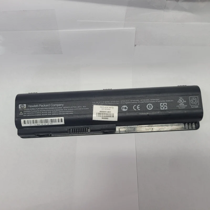 For Use With HP Series HSTNN-UB72, HSTNN-Q34C, HSTNN-C51C, HSTNN-W48C, HSTNN-W49C, HSTNN-W50C Battery