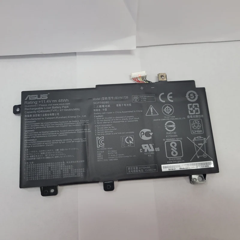 Asus Model B31N1726 11.4V 48Wh