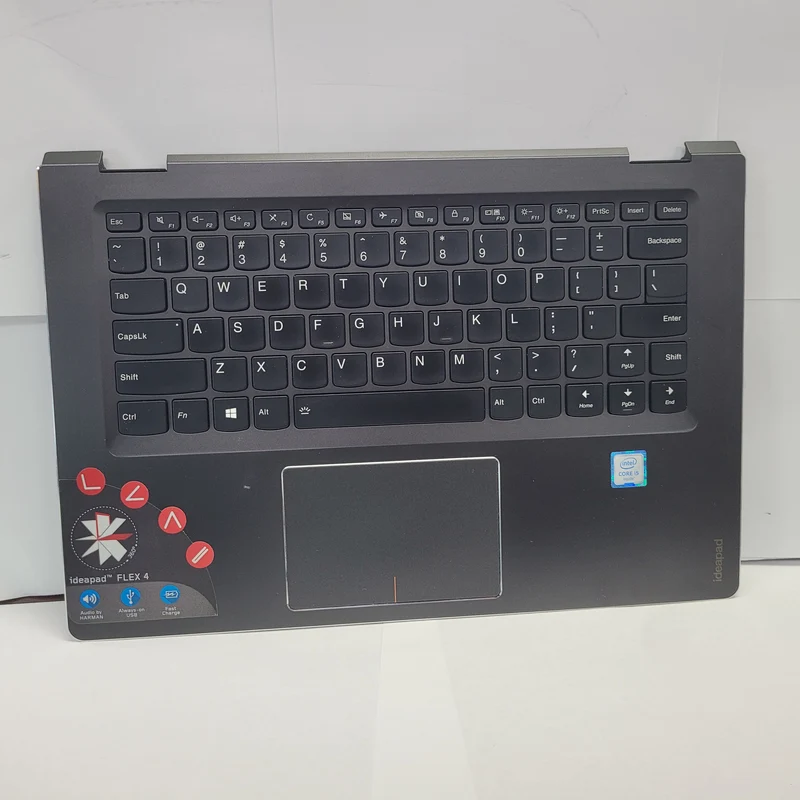 Keyboard with Palm Rest and Track Pad for Lenovo Ideapad FLEX 4 Core i5