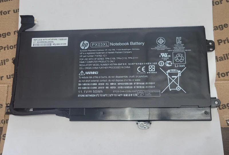 OEM HP PX03XL NOTEBOOK BATTERY (NEW)
