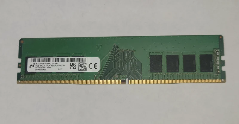 Micron 8GB 1x8 PC4-3200AA Desktop RAM