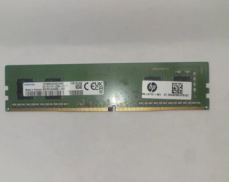 Samsung 8GB 1RX16 PC4-3200AA-UC0-11 DESKTOP MEMORY