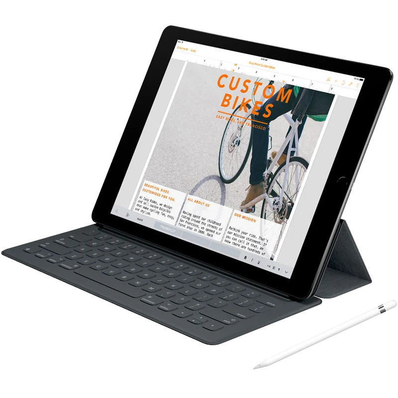 Apple 9.7 Ipad Pro With Apple Smart Keyboard And Apple Pencil Kit (128gb Wifi Only Space Gray)