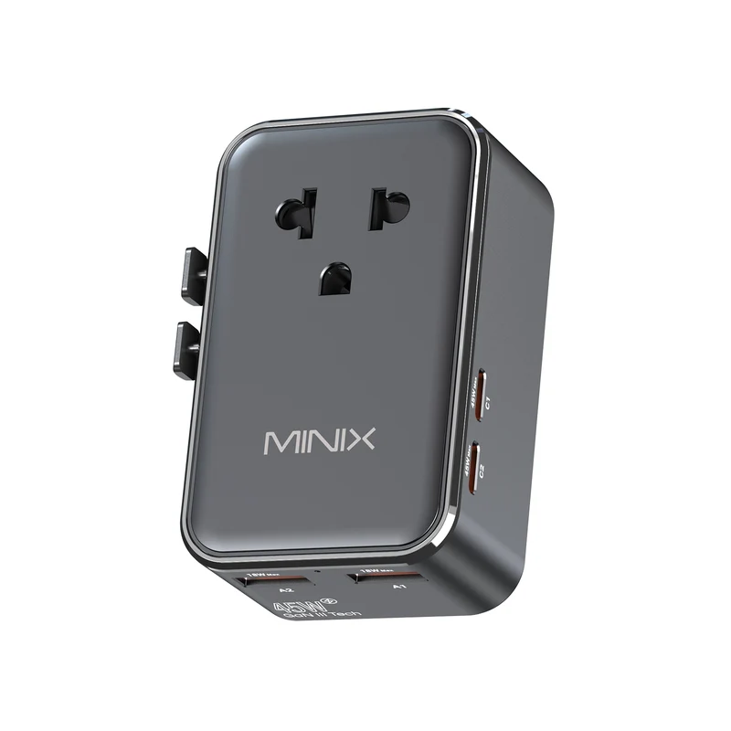 MINIX TP45 GaN-III 45W Tech Universal Travel Adapter
