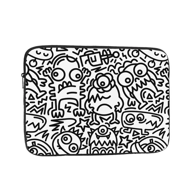 Pochette PC Portable 14 pouces 10,12,13,15,17" - Crazy Doodle