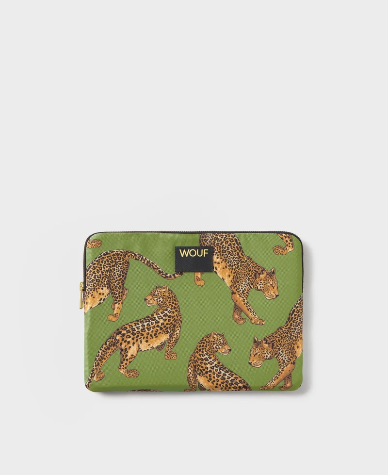 Olive Leopard Ipad Sleeve