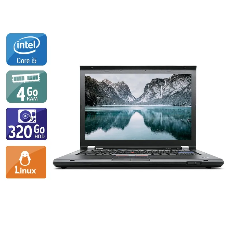 ThinkPad T420 14,1" 2011 - Intel Core i5 2,5Ghz - 2 - 4Go DDR4 - 320Go HDD - Intel HD Graphics 3000 - Gris / Noir - Linux - AZERTY