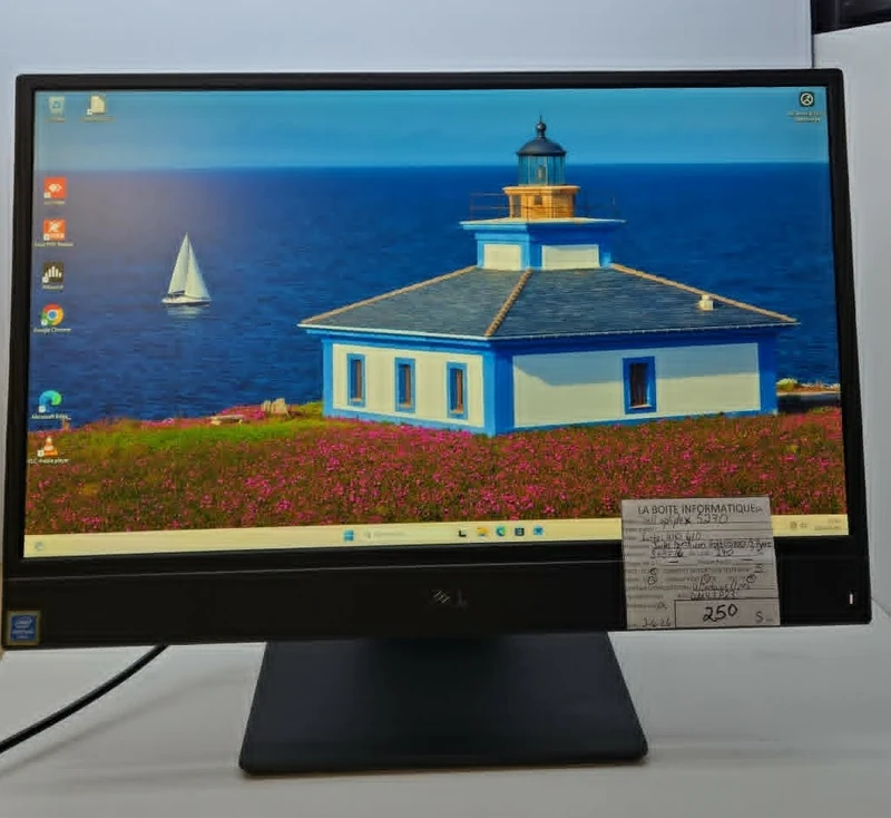 Dell OptiPlex 5270 All-In-One Pentium Gold G5400 3.7GHz 16Go RAM SSD 240Go Win11 Pro