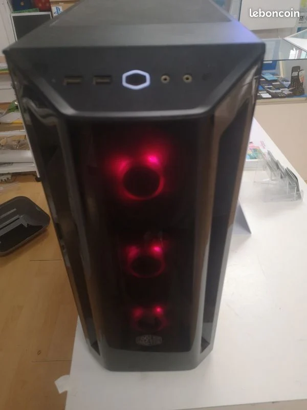 PC GAMER COOLER MASTER RYZEN 7 3700X RTX 3060 TI 1TO SSD 16GO RAM