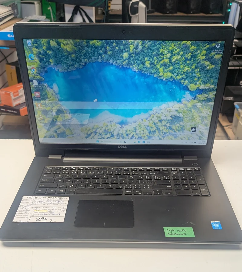 Laptop Dell Inspiron 5748 17,3po i7-4510U 8Go SSD 512Go HDMI DVD WiFi Win11 – Batterie Neuve