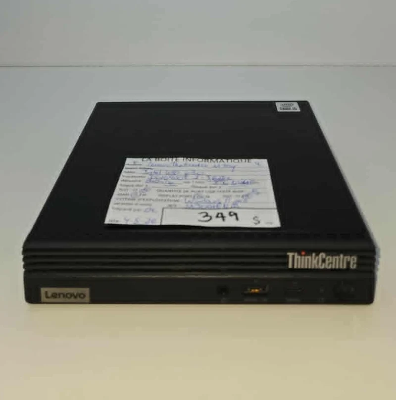 PC Lenovo ThinkCentre M70q Tiny i5-10400T 16Go DDR4 SSD 256Go NVMe HDMI Win11 Pro – 349$ + tx 🔥