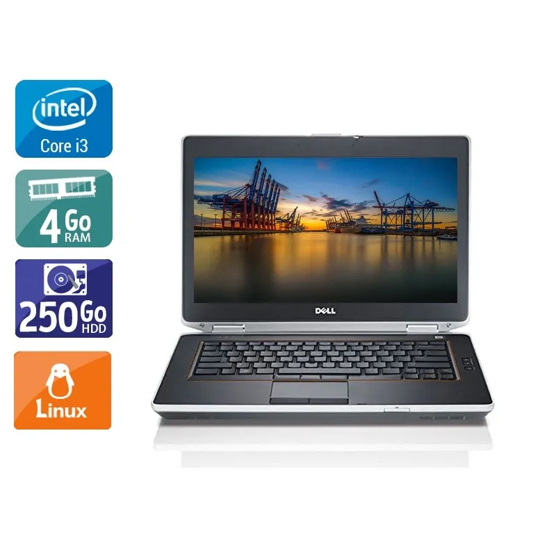 Latitude E6430 14" 2011 - Intel Core i3 2,5Ghz - 2 - 4Go DDR4 - 250Go HDD - Intel HD Graphics 4000 - Gris / Noir - Linux - AZERTY